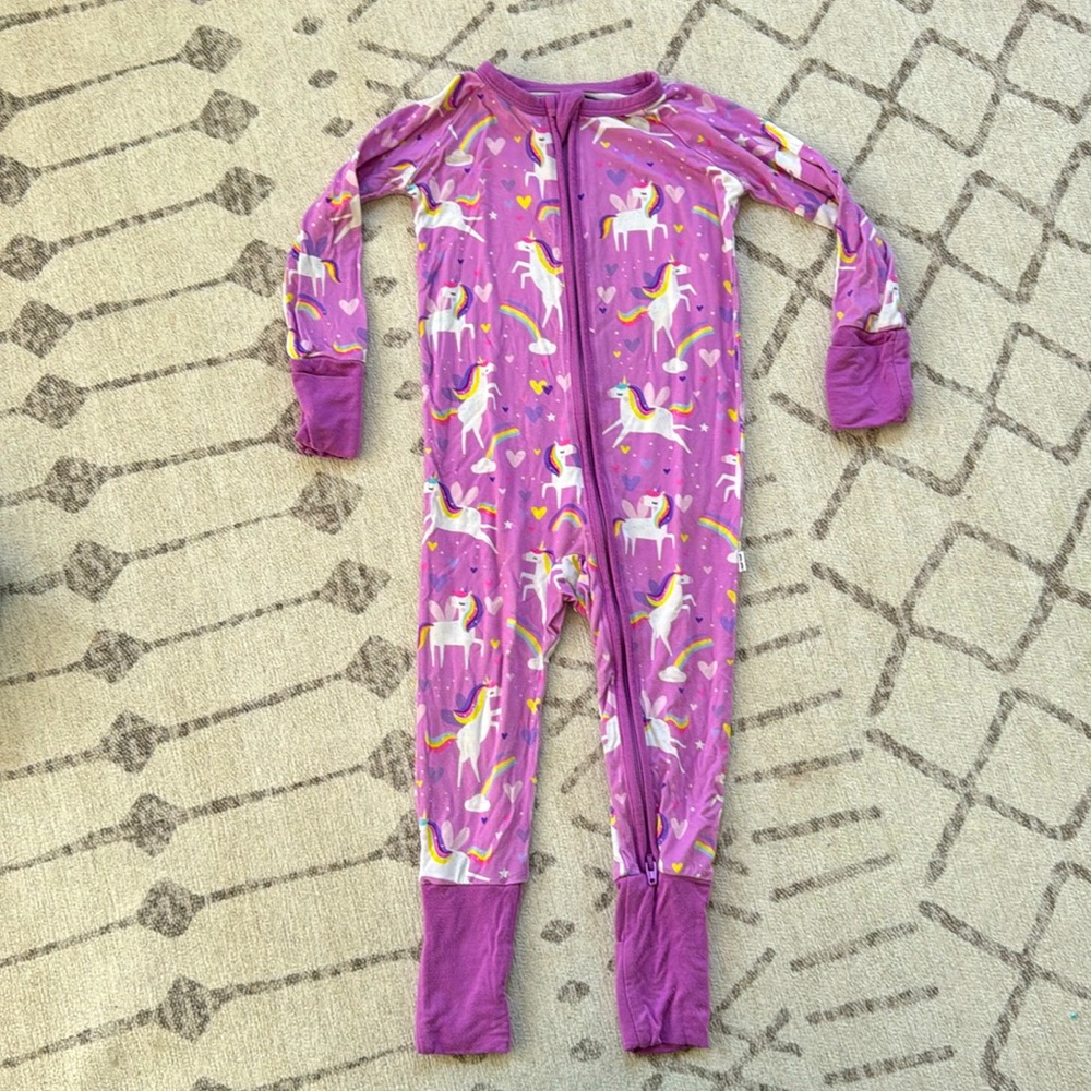 Little Sleepies - Sienna Unicorns Zippy